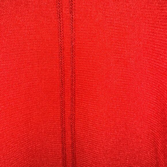 NWT Lilly Pulitzer Size XL Ruby Red Sevie Sweater Dolman Sleeve V-Neck Easy Fit - Picture 9 of 12